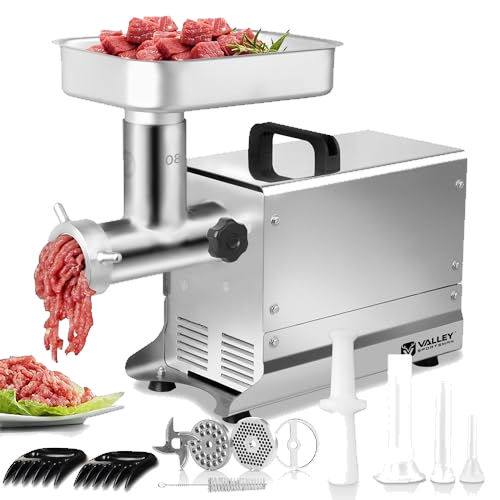 Commercial Electric Meat Grinder - #8 Stainless Steel Heavy Duty Meat Grinder